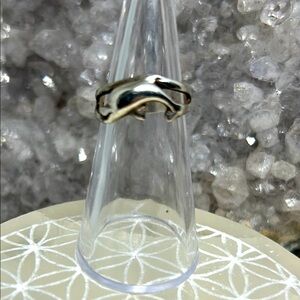 Vintage Dolphin Ring 925